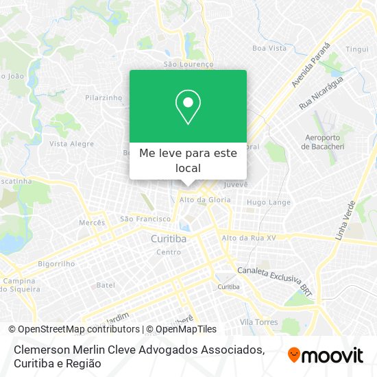 Clemerson Merlin Cleve Advogados Associados mapa