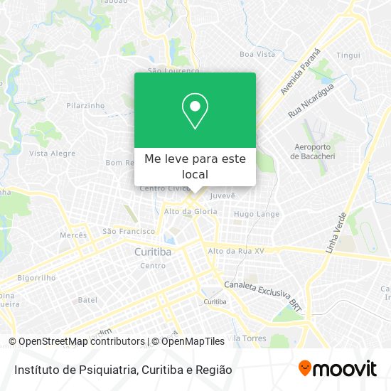 Instítuto de Psiquiatria mapa