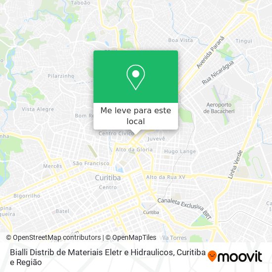 Bialli Distrib de Materiais Eletr e Hidraulicos mapa