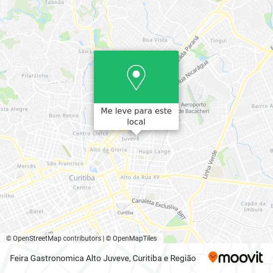Feira Gastronomica Alto Juveve mapa