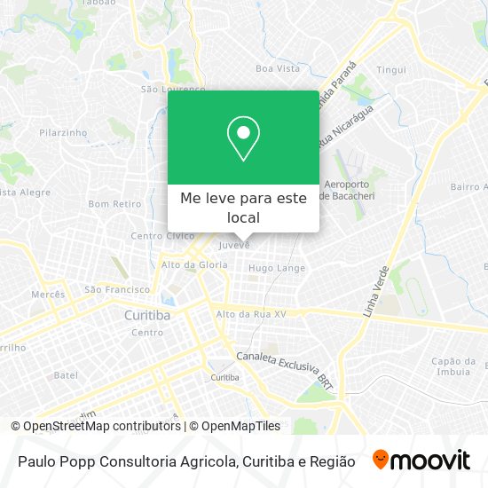 Paulo Popp Consultoria Agricola mapa
