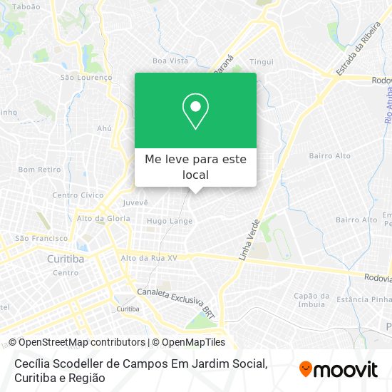 Cecília Scodeller de Campos Em Jardim Social mapa