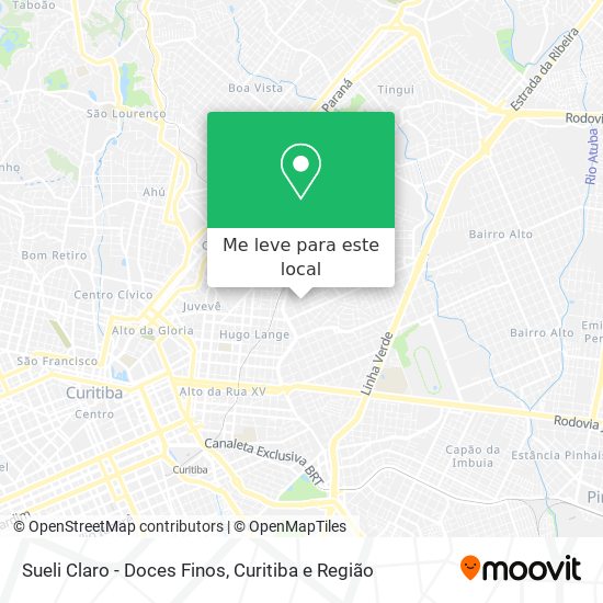 Sueli Claro - Doces Finos mapa