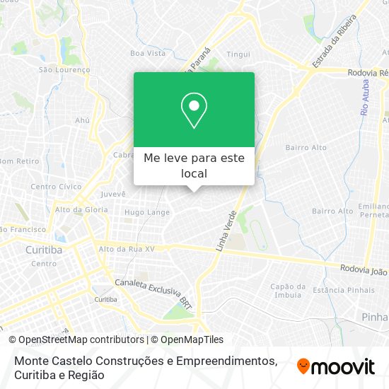 Monte Castelo Construções e Empreendimentos mapa