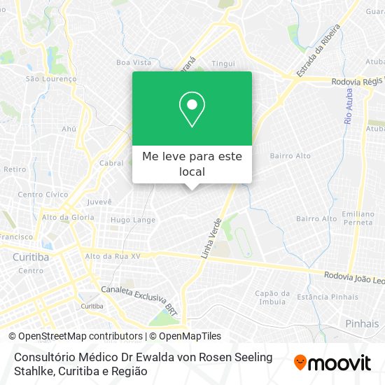 Consultório Médico Dr Ewalda von Rosen Seeling Stahlke mapa