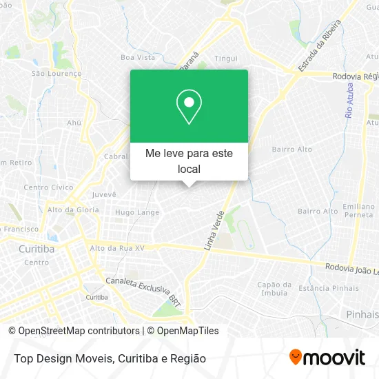 Top Design Moveis mapa