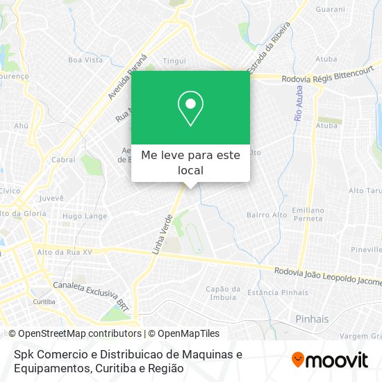Spk Comercio e Distribuicao de Maquinas e Equipamentos mapa