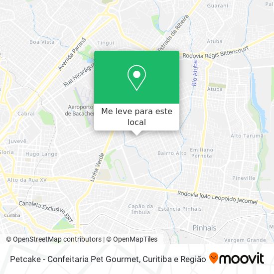 Petcake - Confeitaria Pet Gourmet mapa