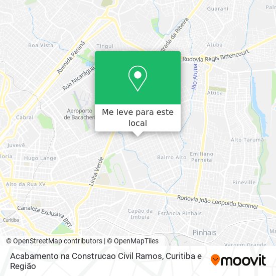 Acabamento na Construcao Civil Ramos mapa