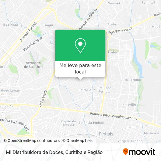 Ml Distribuidora de Doces mapa