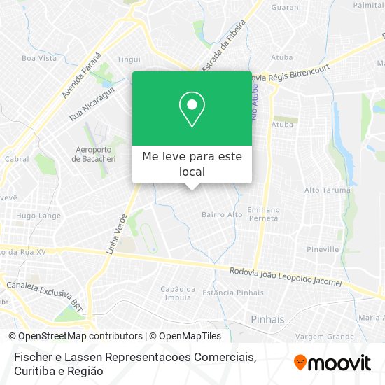 Fischer e Lassen Representacoes Comerciais mapa
