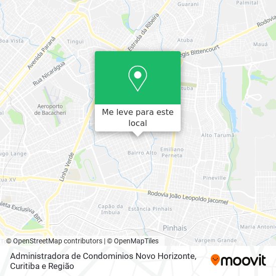 Administradora de Condominios Novo Horizonte mapa