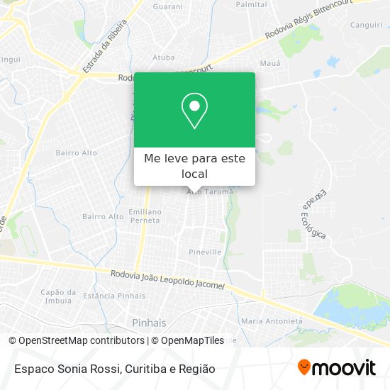 Espaco Sonia Rossi mapa