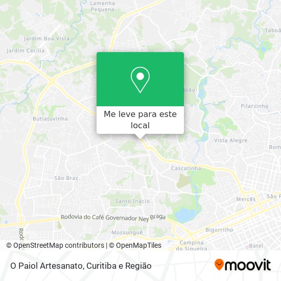 O Paiol Artesanato mapa