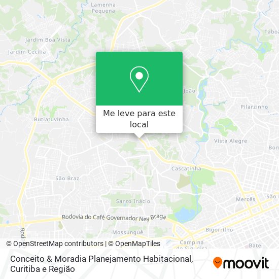 Conceito & Moradia Planejamento Habitacional mapa
