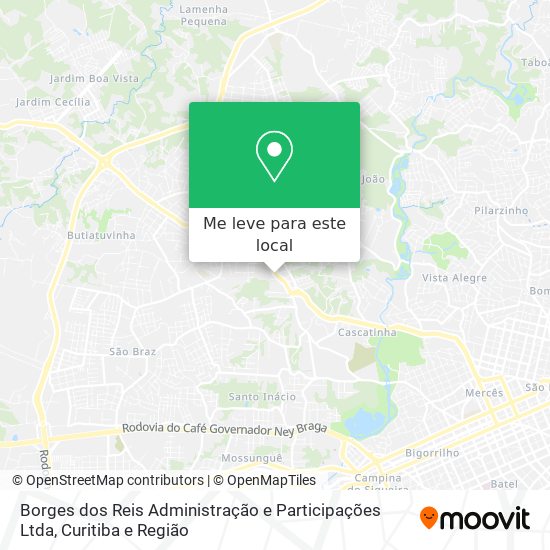 Borges dos Reis Administração e Participações Ltda mapa