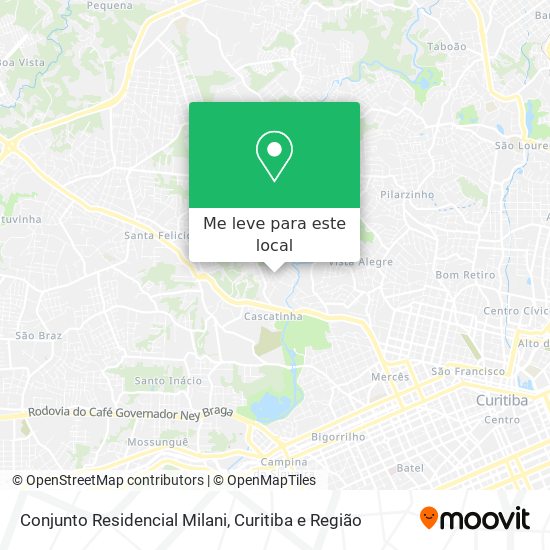 Conjunto Residencial Milani mapa