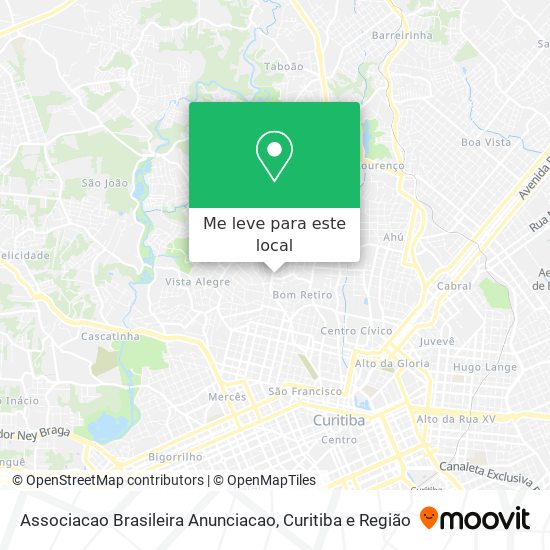 Associacao Brasileira Anunciacao mapa