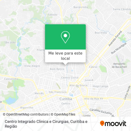 Centro Integrado Clinica e Cirurgias mapa