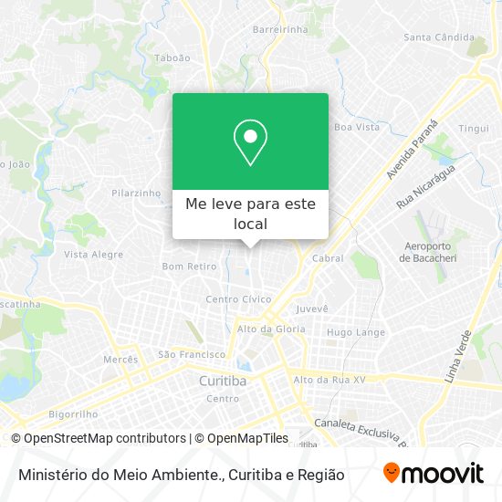 Ministério do Meio Ambiente. mapa