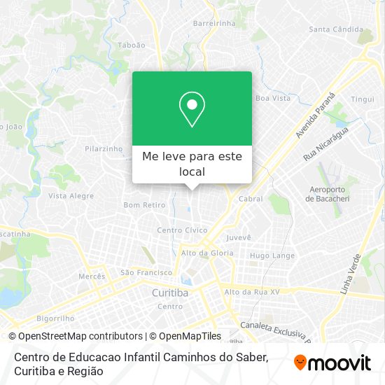 Centro de Educacao Infantil Caminhos do Saber mapa
