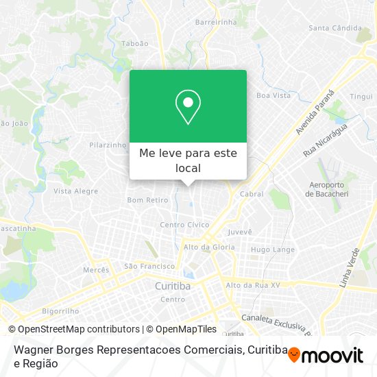 Wagner Borges Representacoes Comerciais mapa
