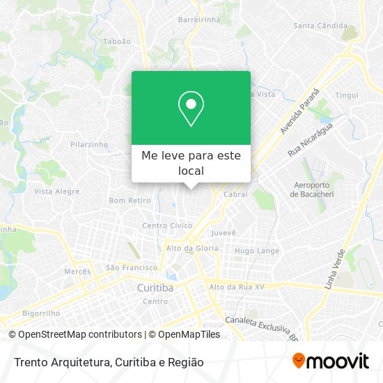 Trento Arquitetura mapa