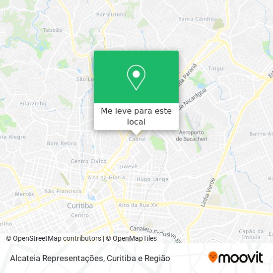 Alcateia Representações mapa