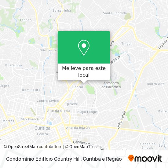 Condomínio Edifício Country Hill mapa