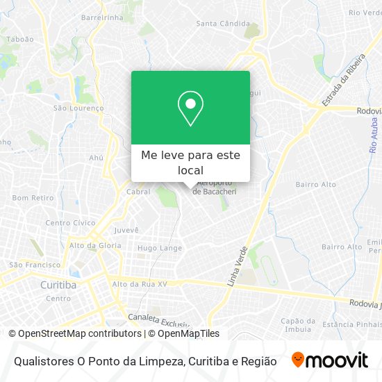Qualistores O Ponto da Limpeza mapa