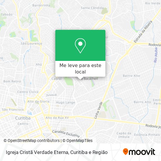 Igreja Cristã Verdade Eterna mapa