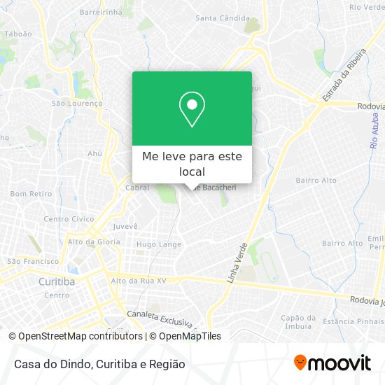 Casa do Dindo mapa