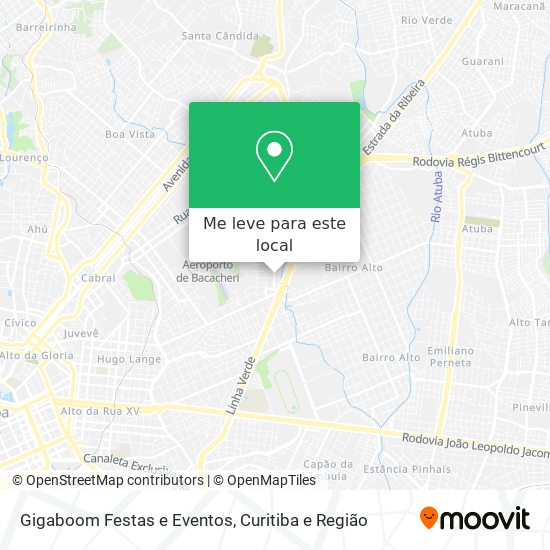 Gigaboom Festas e Eventos mapa