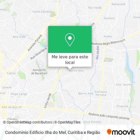 Condominio Edificio Ilha do Mel mapa
