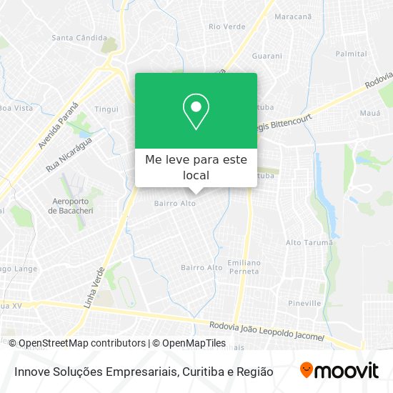 Innove Soluções Empresariais mapa