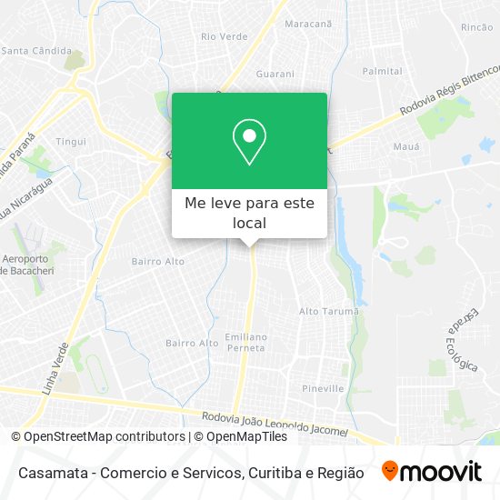 Casamata - Comercio e Servicos mapa