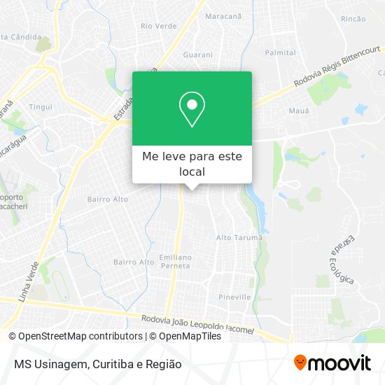 MS Usinagem mapa