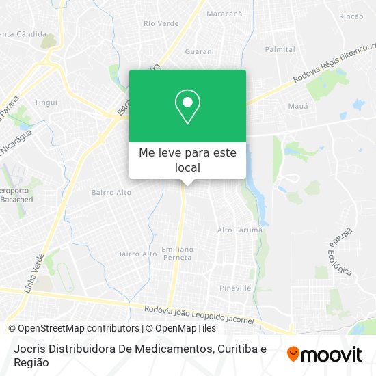 Jocris Distribuidora De Medicamentos mapa