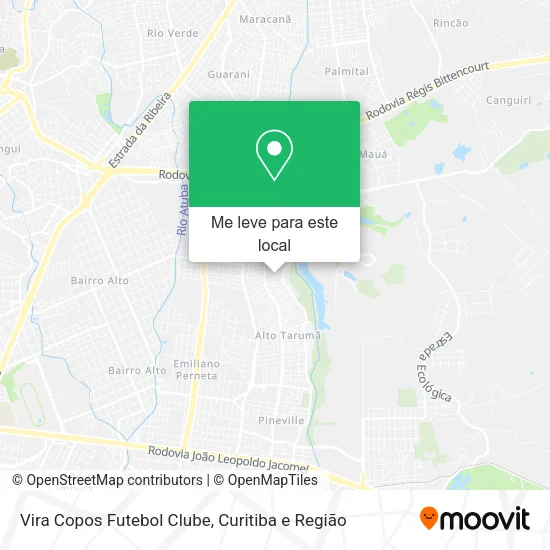 Vira Copos Futebol Clube mapa