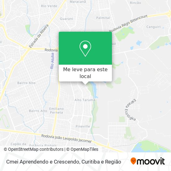 Cmei Aprendendo e Crescendo mapa