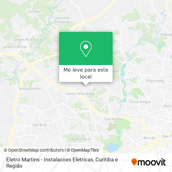 Eletro Martins - Instalacoes Eletricas mapa