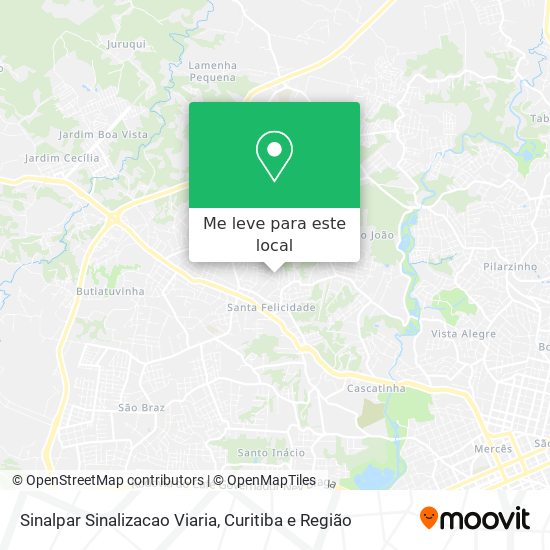 Sinalpar Sinalizacao Viaria mapa