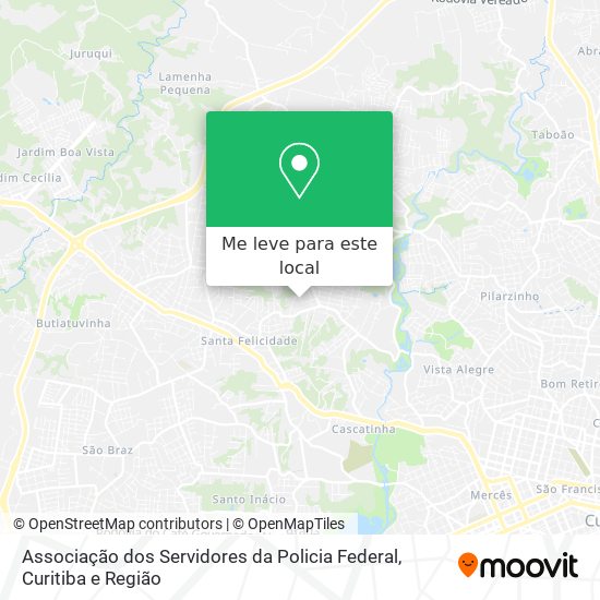 Associação dos Servidores da Policia Federal mapa