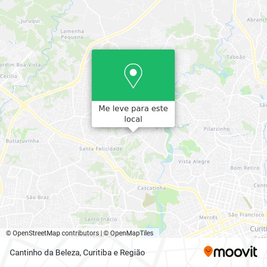 Cantinho da Beleza mapa