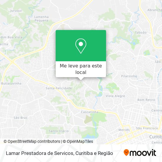 Lamar Prestadora de Servicos mapa