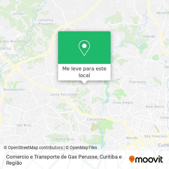 Comercio e Transporte de Gas Perusse mapa