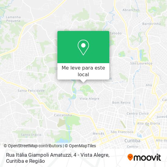 Rua Itália Giampoli Amatuzzi, 4 - Vista Alegre mapa