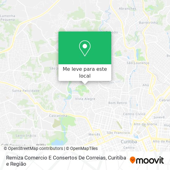Remiza Comercio E Consertos De Correias mapa
