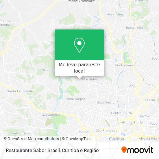 Restaurante Sabor Brasil mapa