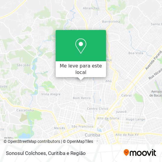 Sonosul Colchoes mapa